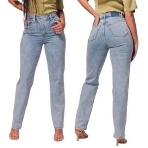 Abercrombie & Fitch Curve Love The '90s Straight Leg Ultra High-Rise Jeans NWT